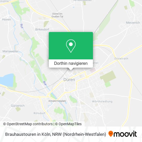 Brauhaustouren in Köln Karte