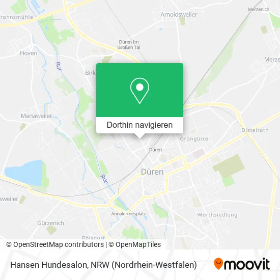 Hansen Hundesalon Karte