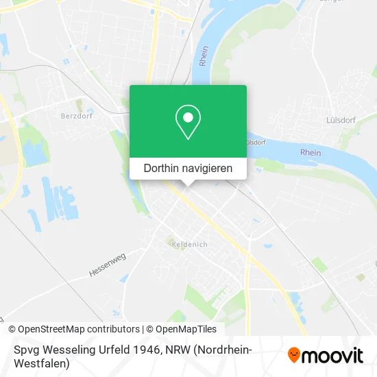 Spvg Wesseling Urfeld 1946 Karte