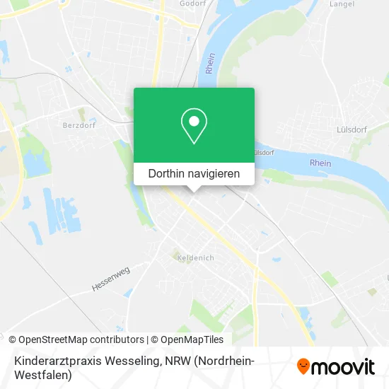 Kinderarztpraxis Wesseling Karte