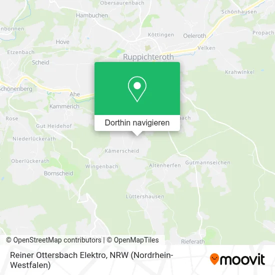 Reiner Ottersbach Elektro Karte