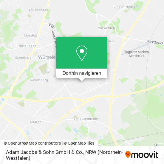 Adam Jacobs & Sohn GmbH & Co. Karte