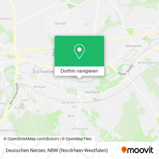 Deutschen Netzen Karte