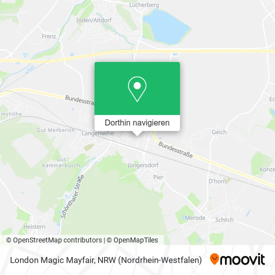 London Magic Mayfair Karte