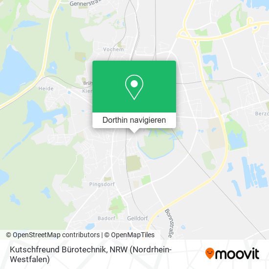 Kutschfreund Bürotechnik Karte