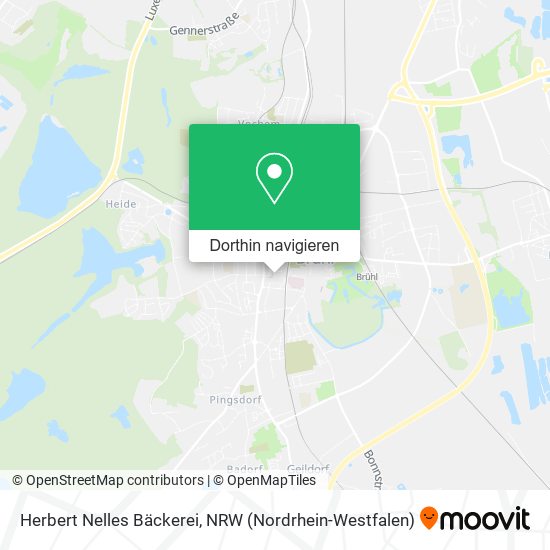 Herbert Nelles Bäckerei Karte