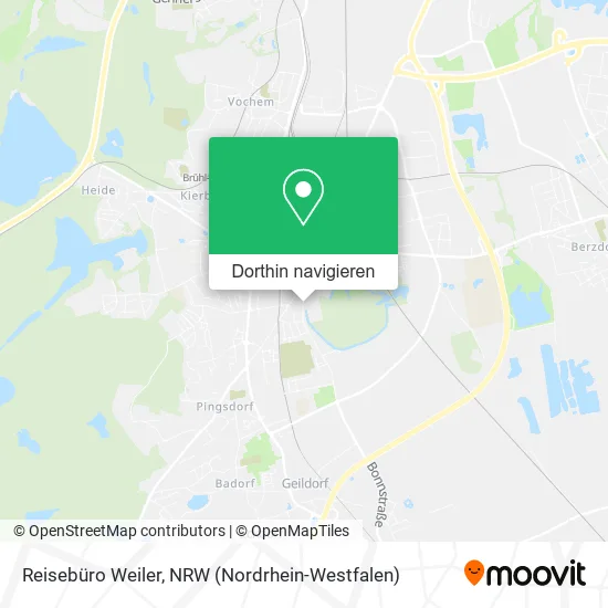 Reisebüro Weiler Karte