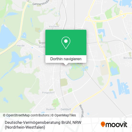 Deutsche-Vermögensberatung Brühl Karte