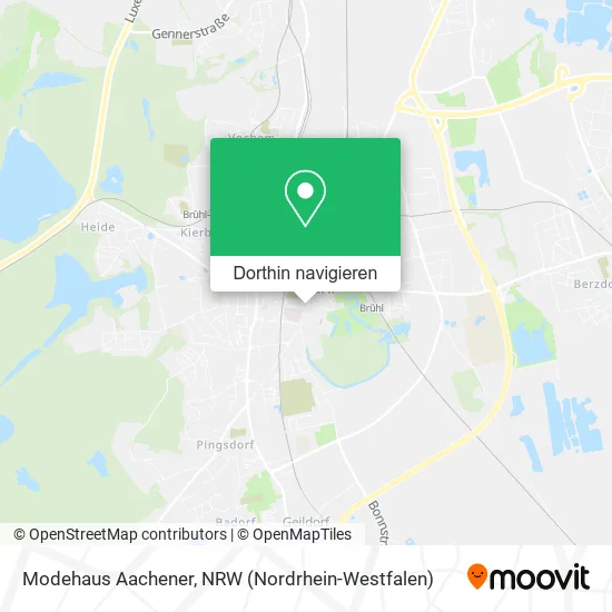 Modehaus Aachener Karte