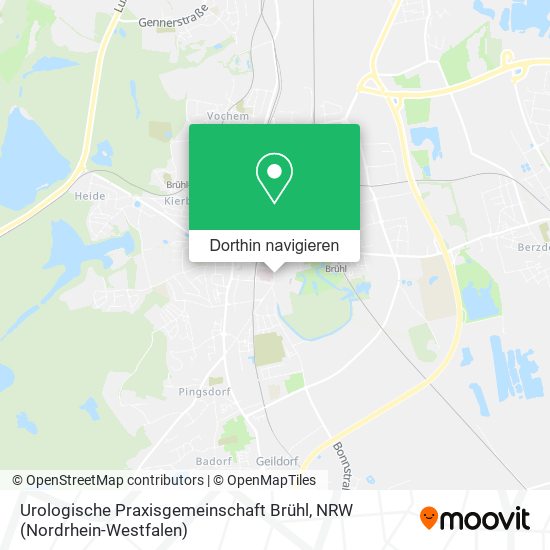 Urologische Praxisgemeinschaft Brühl Karte