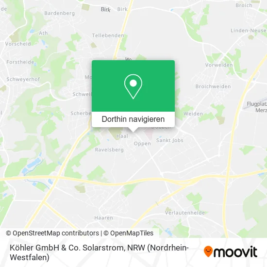 Köhler GmbH & Co. Solarstrom Karte