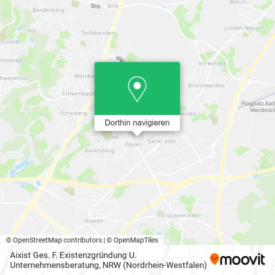 Aixist Ges. F. Existenzgründung U. Unternehmensberatung Karte