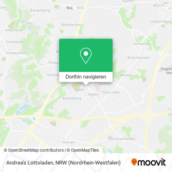 Andrea's Lottoladen Karte