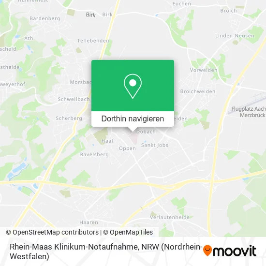 Rhein-Maas Klinikum-Notaufnahme Karte