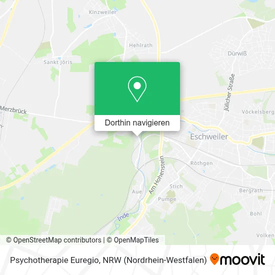 Psychotherapie Euregio Karte