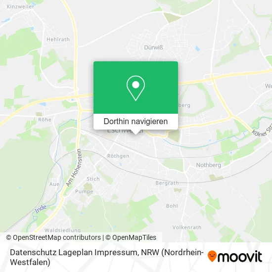 Datenschutz Lageplan Impressum Karte
