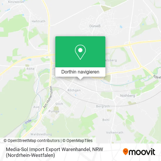 Media-Sol Import Export Warenhandel Karte