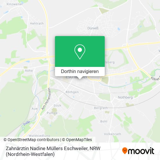 Zahnärztin Nadine Müllers Eschweiler Karte