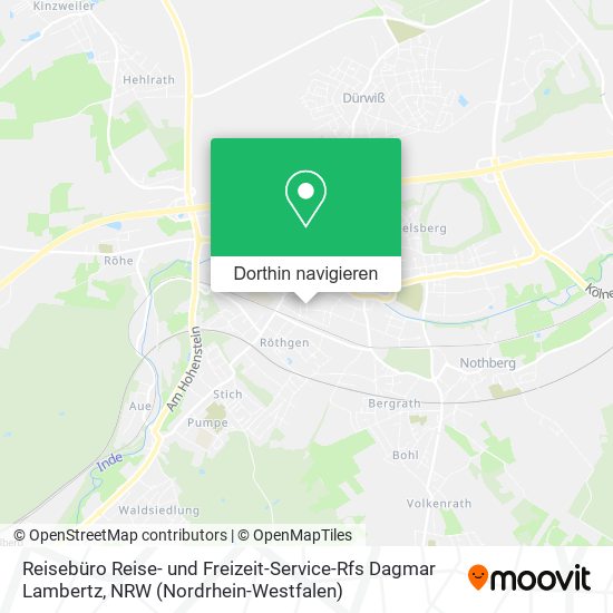 Reisebüro Reise- und Freizeit-Service-Rfs Dagmar Lambertz Karte