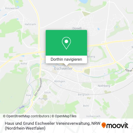 Haus und Grund Eschweiler Vereinsverwaltung Karte