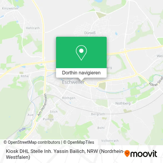 Kiosk DHL Stelle Inh. Yassin Bailich Karte