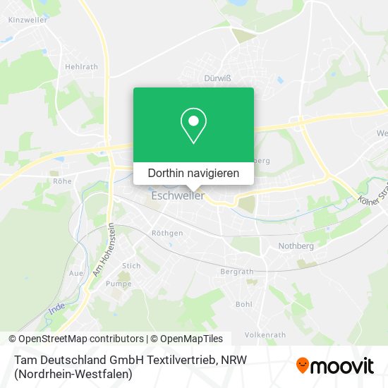 Tam Deutschland GmbH Textilvertrieb Karte