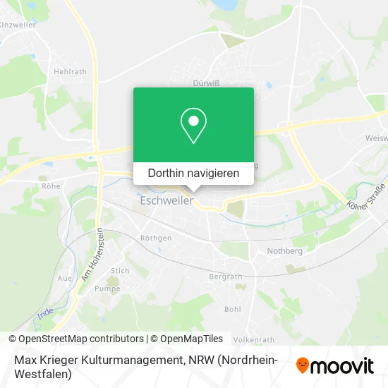 Max Krieger Kulturmanagement Karte