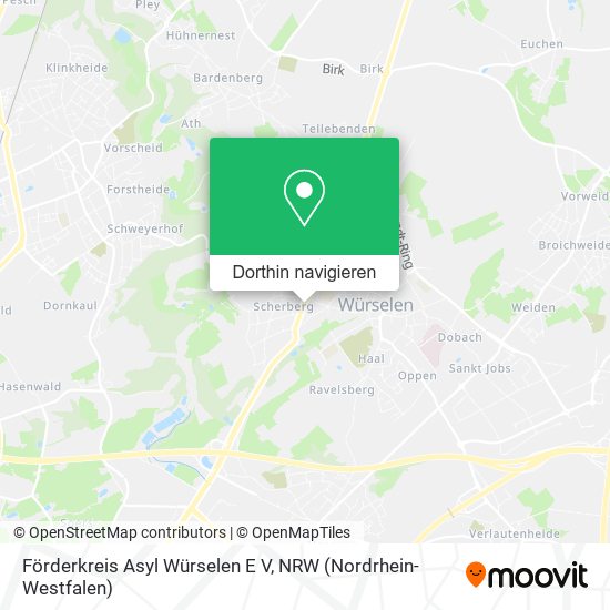 Förderkreis Asyl Würselen E V Karte