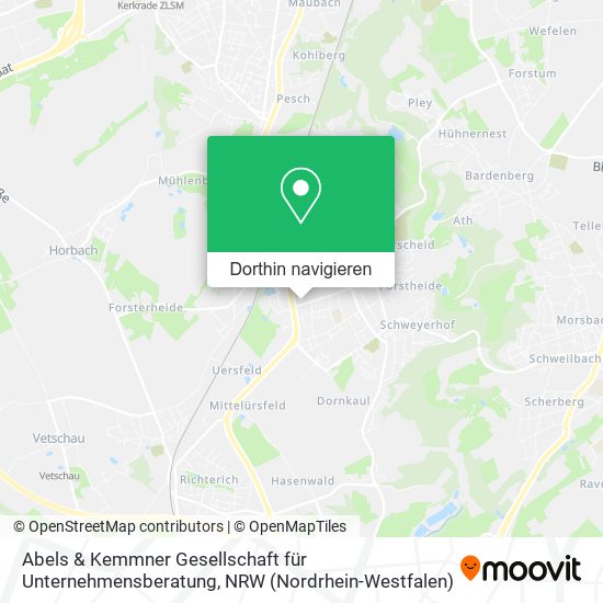 Abels & Kemmner Gesellschaft für Unternehmensberatung Karte