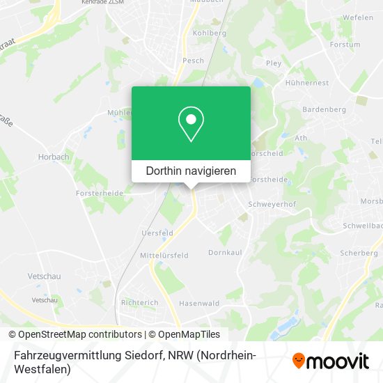 Fahrzeugvermittlung Siedorf Karte