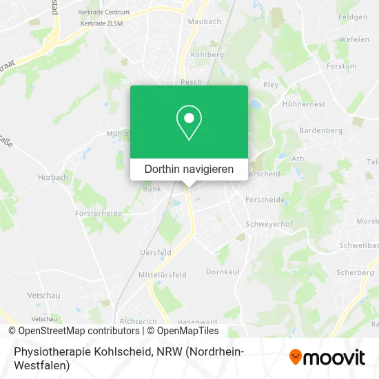 Physiotherapie Kohlscheid Karte