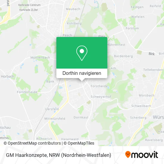 GM Haarkonzepte Karte