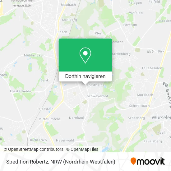 Spedition Robertz Karte