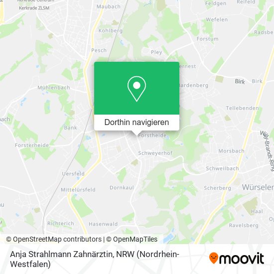 Anja Strahlmann Zahnärztin Karte