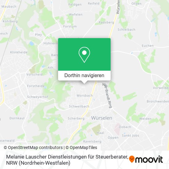 Melanie Lauscher Dienstleistungen für Steuerberater Karte
