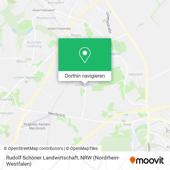 Rudolf Schöner Landwirtschaft Karte