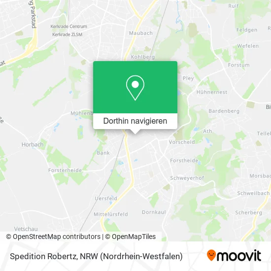 Spedition Robertz Karte