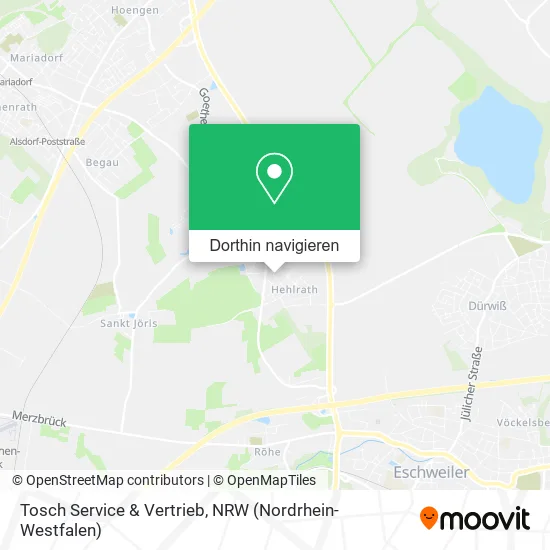 Tosch Service & Vertrieb Karte