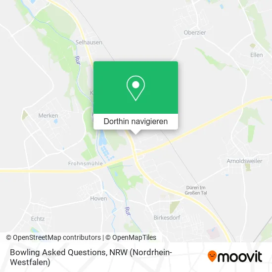 Bowling Asked Questions Karte