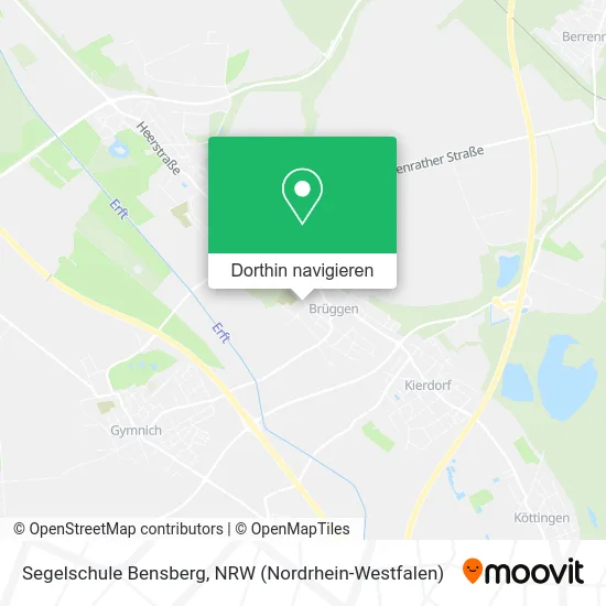 Segelschule Bensberg Karte