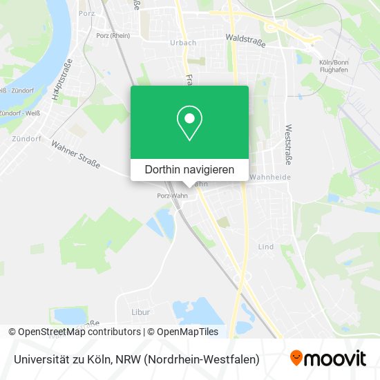 Universität zu Köln Karte