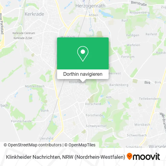 Klinkheider Nachrichten Karte