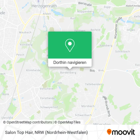 Salon Top Hair Karte