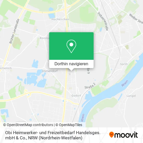 Obi Heimwerker- und Freizeitbedarf Handelsges. mbH & Co. Karte