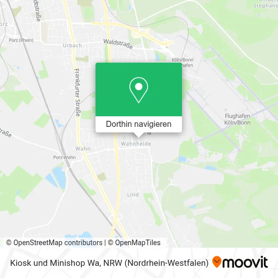 Kiosk und Minishop Wa Karte