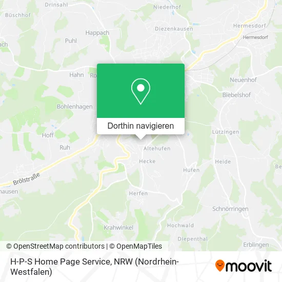 H-P-S Home Page Service Karte