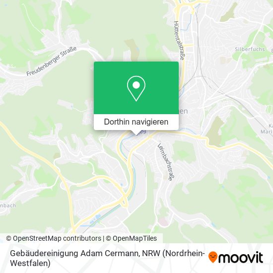 Gebäudereinigung Adam Cermann Karte