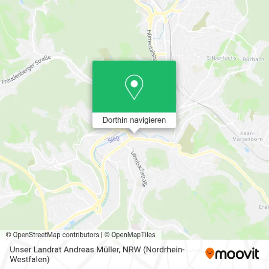 Unser Landrat Andreas Müller Karte