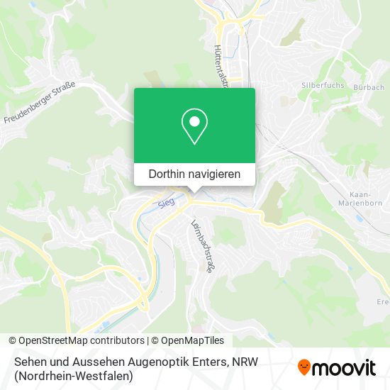 Sehen und Aussehen Augenoptik Enters Karte