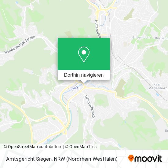 Amtsgericht Siegen Karte